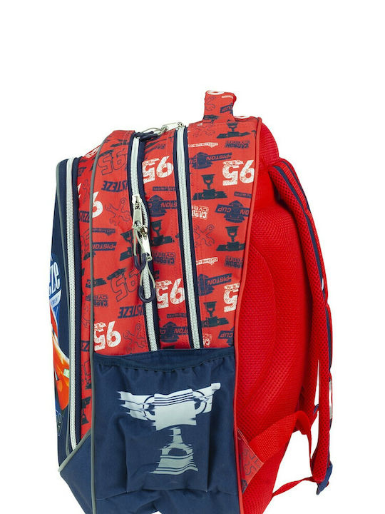 Gim Cars McQueen Schulranzen Rucksack Grundschule, Grundschule in Rot Farbe