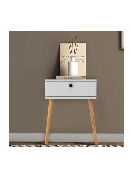 Pauline Wooden Bedside Table 45x35x61cm