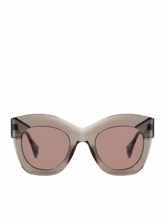Gigi Barcelona Fiona Women's Sunglasses with Brown Plastic Frame and Brown Lens 6705/7