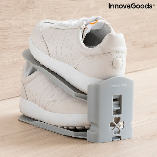 InnovaGoods Sholzzer Plastic Storage Case for Shoes in Gray Color 6pcs