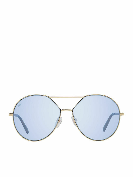 Web WE0286 30V Unisex Γυαλιά Ηλίου με Χρυσό Μεταλλικό Σκελετό και Μπλε Φακό WE0286 30V