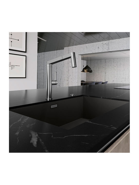 Blanco Zerox 700-U 526244 Undermount Sink Inox Satin W74xD44cm Dark Steel
