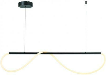 Aca Kyma Hängelampe Schwarz Schiene 190x6x215cm.