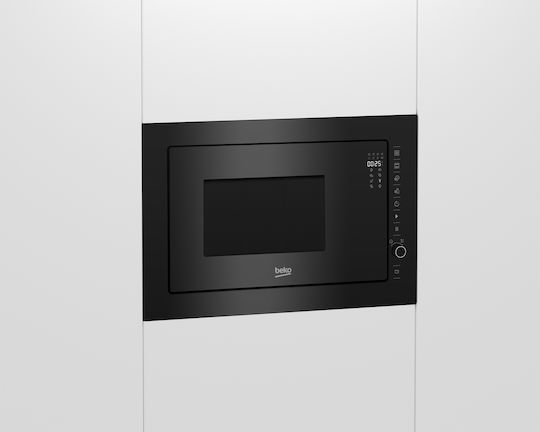 Beko Built-in Microwave Oven with Grill 25lt Black