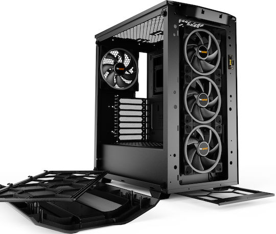 Be Quiet Pure Base 500 FX Gaming Midi Tower Κουτί Υπολογιστή με Πλαϊνό Παράθυρο και RGB Φωτισμό Μαύρο