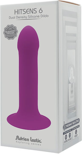 Adrien Lastic Hitsens Dual Density S06 Dildo Realistic Silicone Dildo Purple 13.5cm AL-24063