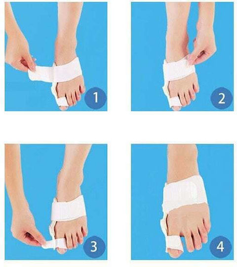Ortholand Guler Bunion în Negru Culoare 10204