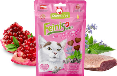 Granata Pet Foods FeiniSnacks Λιχουδιές Σνακ με Πάπια με Catnip για Γάτα 50gr