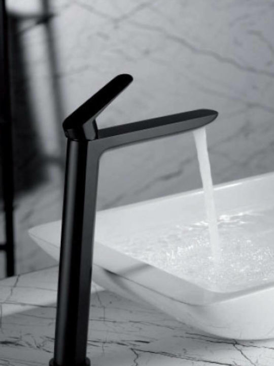 Imex Belgica Mixing Tall Sink Faucet Negro Mat