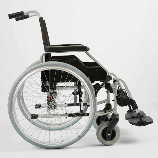 Meyra Budget II 9.050 Wheelchair Folding Simple Type with Simple Back 48cm 9.050 Silver