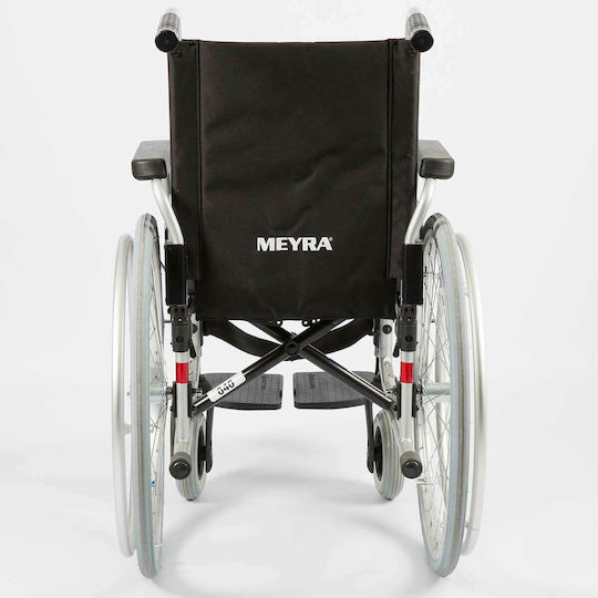 Meyra Budget II 9.050 Wheelchair Folding Simple Type with Simple Back 48cm 9.050 Silver