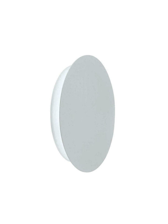 Viokef D200 Kyklos Modern Wall Lamp with Integrated LED and Warm White Light White Width 20cm