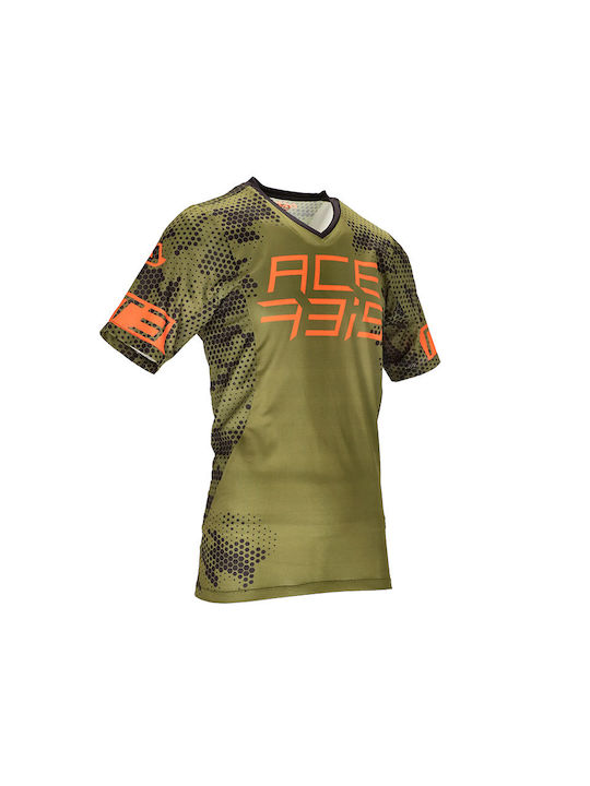 Acerbis Mtb Drakaris Short Sleeves Cycling Jersey Green
