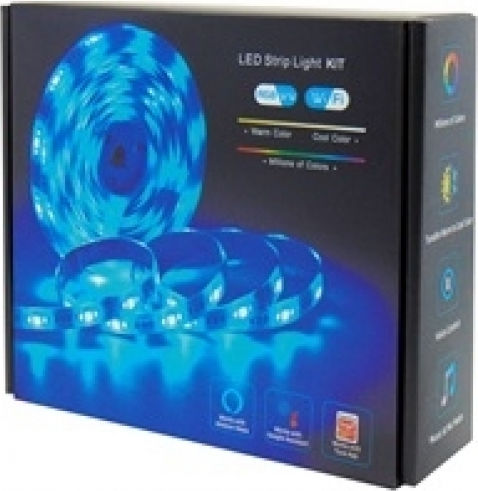 Αδιάβροχη Smart Ταινία LED Wi-Fi 12V RGB Φως 5m Τύπου SMD5050