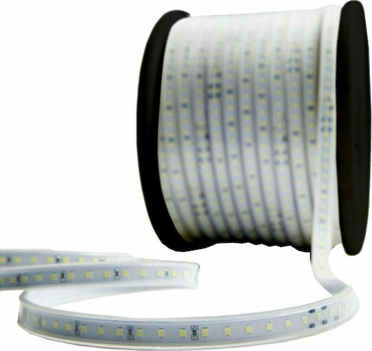 Cubalux Waterproof LED Strip 220V Warm White Light 25m