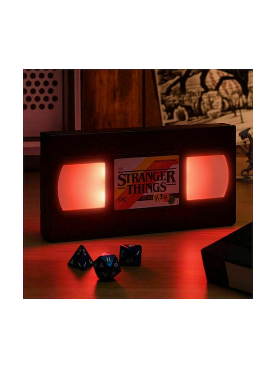 Paladone Stranger Things - VHS Logo Light Bluetooth Decorative Lamp Panel LED Battery Black