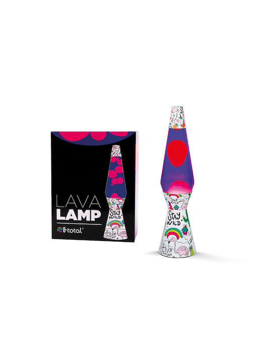 I-Total Unicorn Lustră Decorativă Lampă de lavă Multicolor