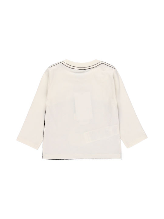 Boboli Kids Blouse Long Sleeve Ecru