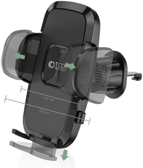 Tech-Protect V3 Auto Handyhalterung mit verstellbaren Haken Schwarz