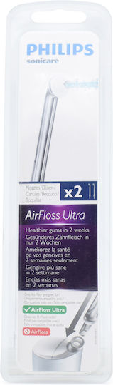 Philips Sonicare AirFloss Ultra Water Flosser Replacement Heads HX8032/07 2pcs