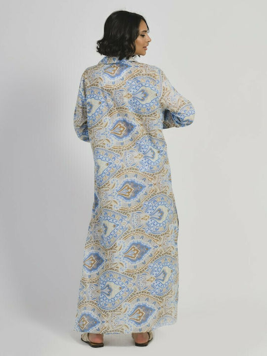 Ble Resort Collection Φόρεμα Παραλίας Μπλε Ble Resort Collection Φόρεμα Παραλίας Μπλε