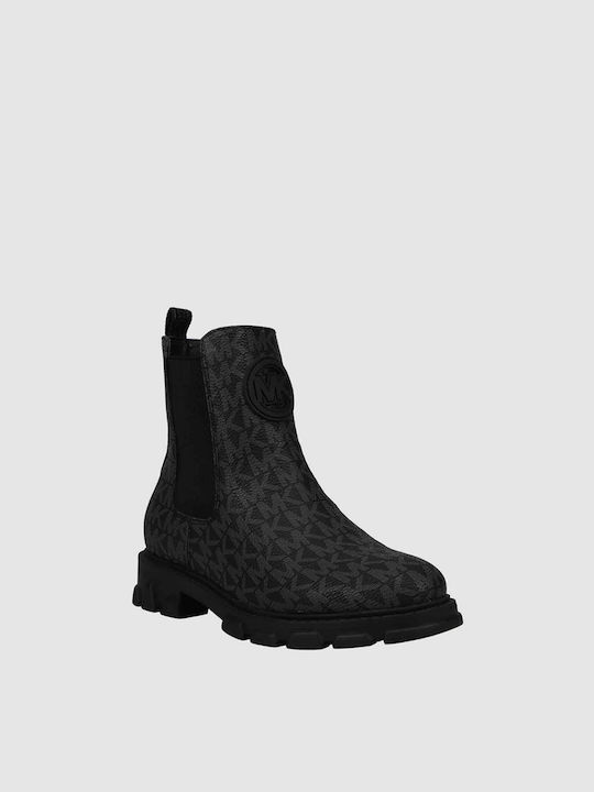 Michael Kors Kids Chelsea Boots with Zipper Black