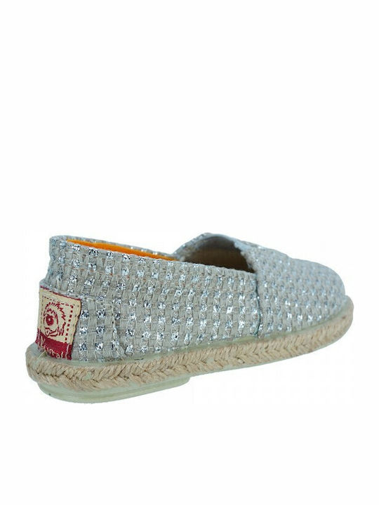 Παιδικές Εσπαντρίγιες Slip-On Ασημί