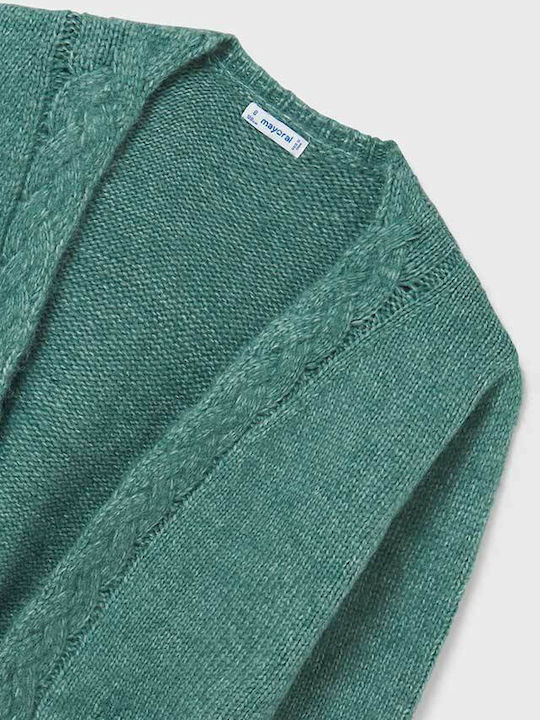 Kinderstrickjacke Gestrickt Grün