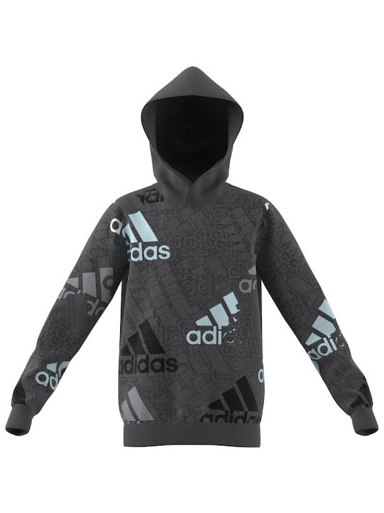 Adidas Kinder Sweatshirt mit Kapuze Gray