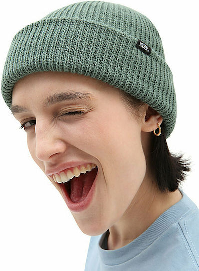Core Basic Beanie Beanie with Rib Knit in Green color