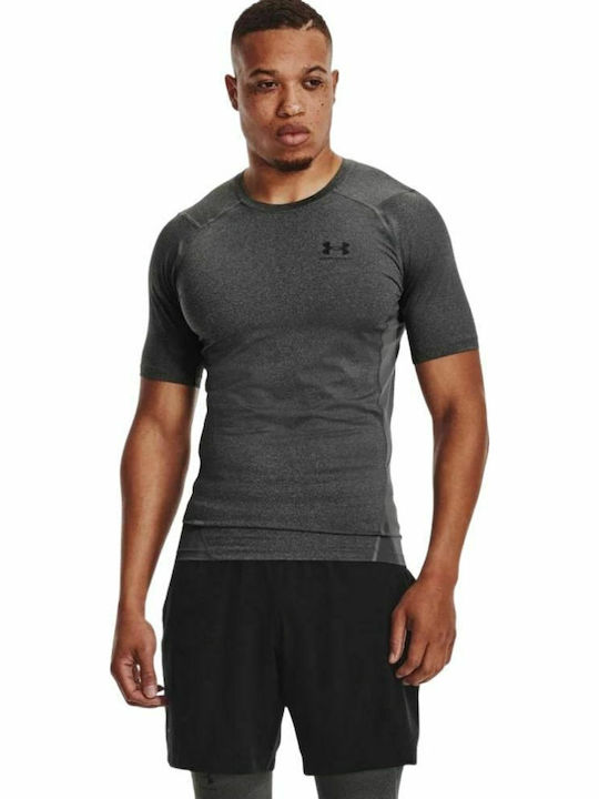 Under Armour Ανδρική Ισοθερμική Κοντομάνικη Μπλούζα Compression Γκρι