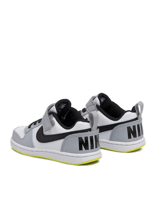 Court Borough Low Παιδικά Sneakers με Σκρατς Γκρι