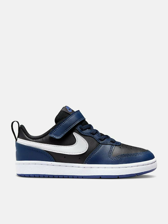 Court Borough 2 Kids Sneakers with Scratch Midnight Navy / Black / Dark Purple Dust / White