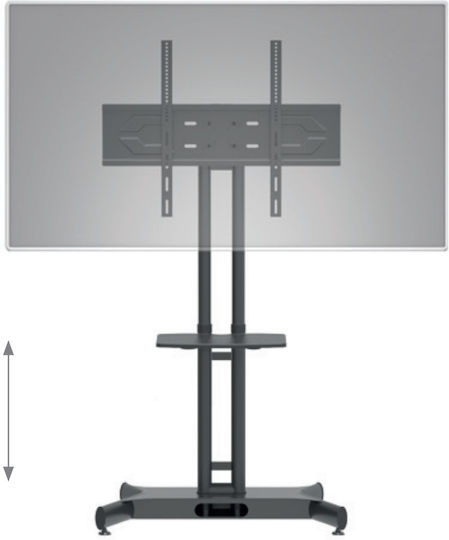 Hagor Twin HD Stand TV Mount Floor up to 84" and 90kg