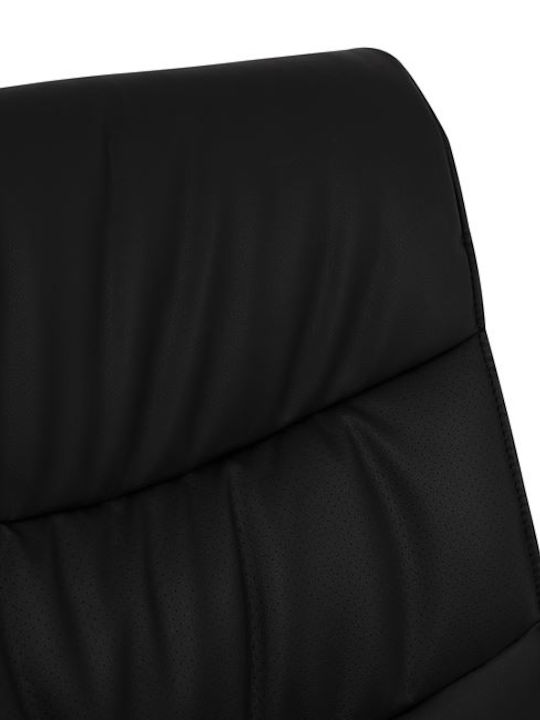 Πολυθρόνα Επισκέπτη με Μπράτσα Μαύρη 57x66.5x102cm