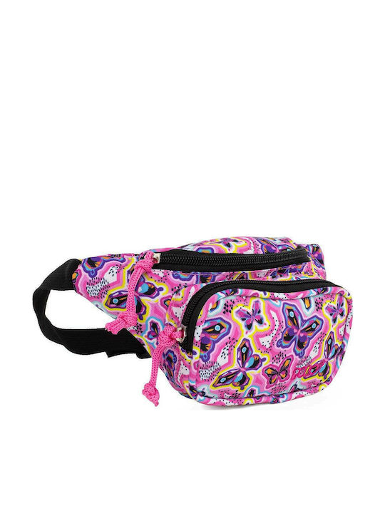 Polo Kiddo Παιδικό Τσαντάκι Μέσης Ροζ 24x4x12εκ.