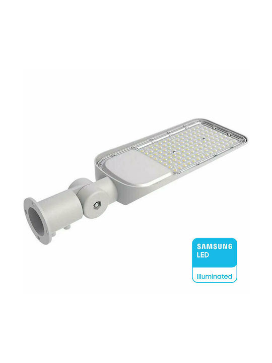 V-TAC Outdoor Floor Lamp LED Road 30W with Cold White Light IP65 White