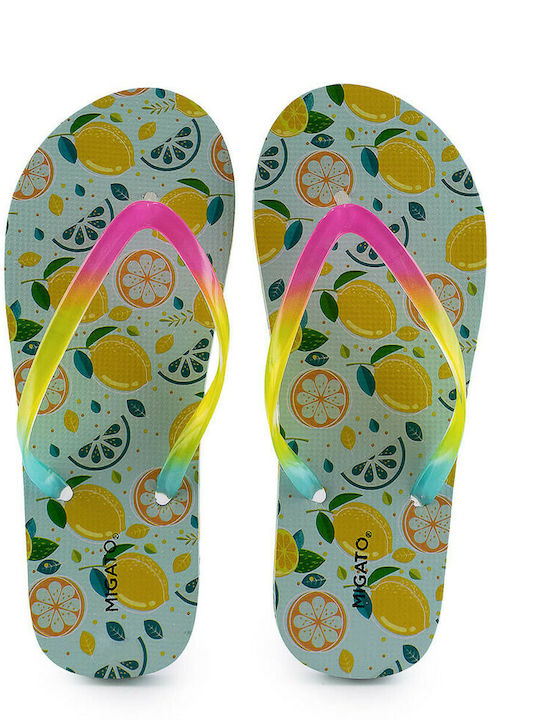 Migato Frauen Flip Flops in Mehrfarbig Farbe