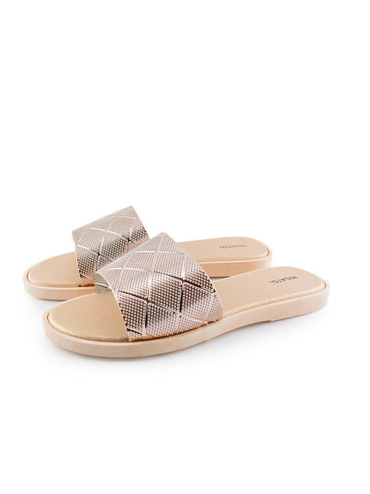 Migato Slides Women's Flat Sandals Nude