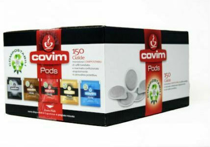 Covim Κάψουλες Espresso Gran Bar Pods Συμβατές με Μηχανή E.S.E. Pod 150caps