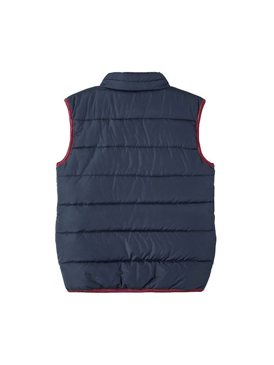 Name It Kids Quilted Jacket Sleeveless short Navy Blue