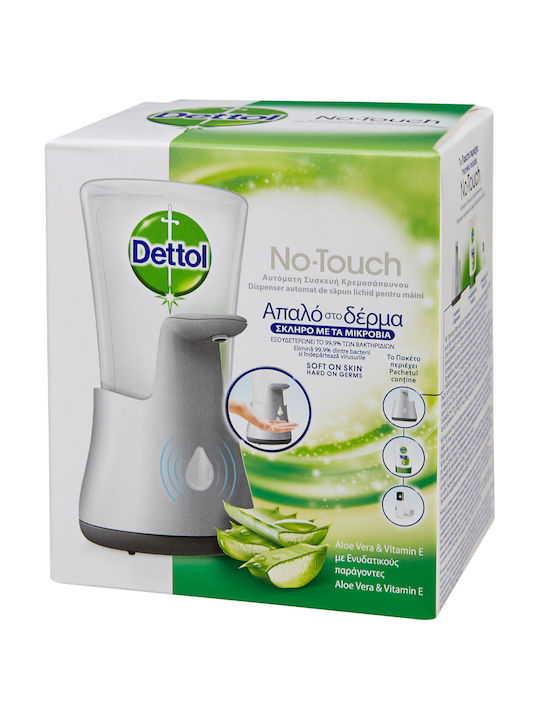 Dettol No-touch Αυτόματη Συσκευή Κρεμοσάπουνου & Ανταλλακτικό 250ml