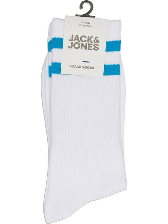 Jack & Jones Παιδικές Κάλτσες Μακριές Λευκές 3 Ζευγάρια