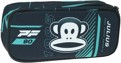 Paul Frank Pencil Case with 1 Compartment Blue