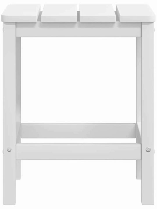 Garten- und Outdoor-Möbelsets für kleine Außenbereiche Adirondack 2 Stück Weiß