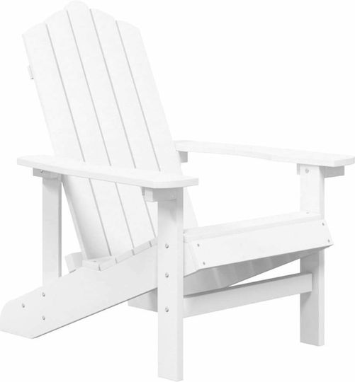 Garten- und Outdoor-Möbelsets für kleine Außenbereiche Adirondack 2 Stück Weiß