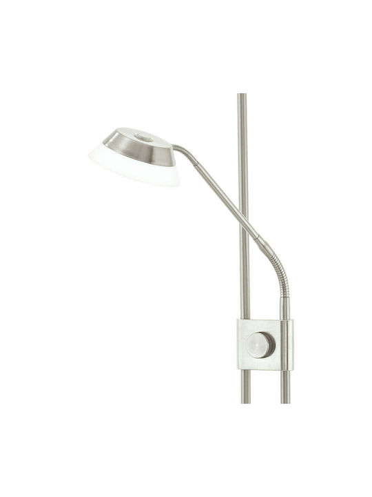 Eglo Sarrione LED Floor Lamp H180xW25cm. with Warm White Light Silver