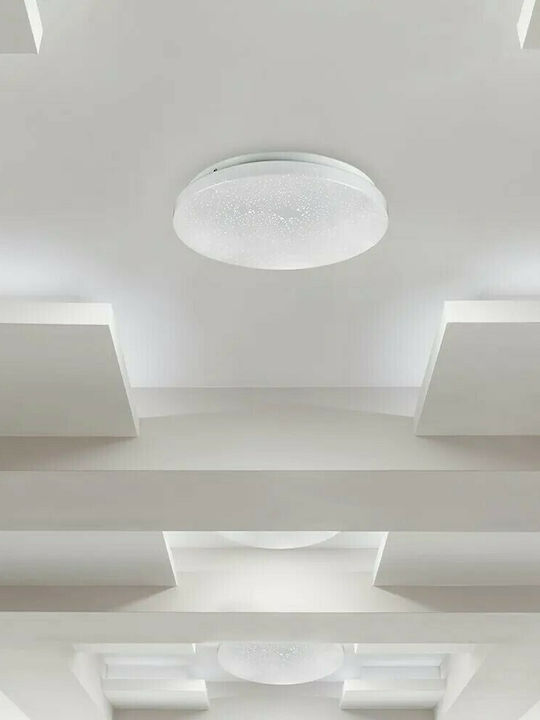 V-TAC Στρογγυλό Εξωτερικό LED Panel 18W με Φυσικό Λευκό Φως 4000K 31εκ.