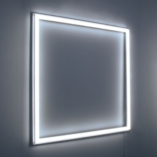 GloboStar Square Recessed LED Panel 48W with Cool White Light 6000K 60x60cm