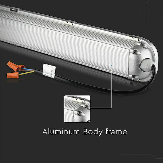V-TAC Lichtleiste Außenbereich mit integriertem LED 60W 120cm